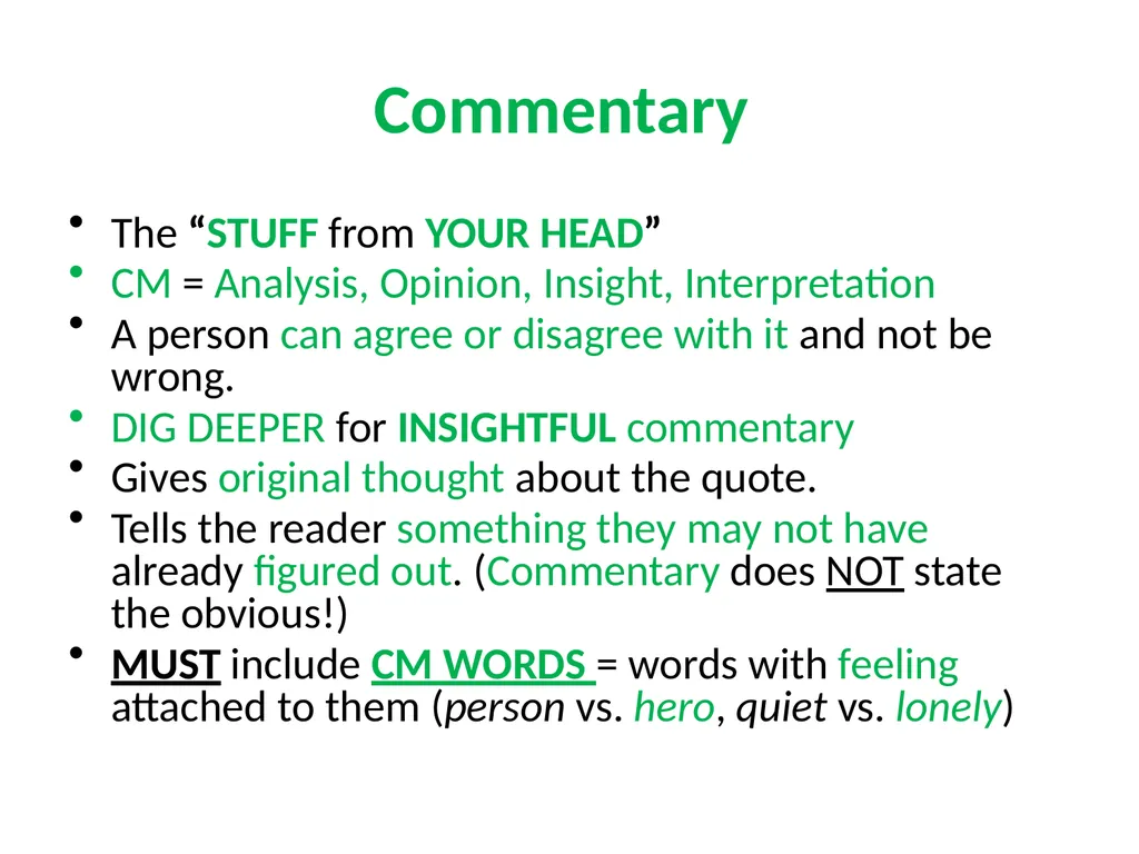 Writing a ONE-Chunk Paragraph Jane Schaffer – - slide 9 of 17