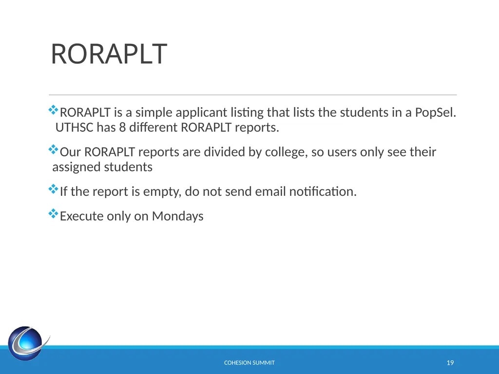Creative Tips using Automic William E. Branch, - slide 19 of 35