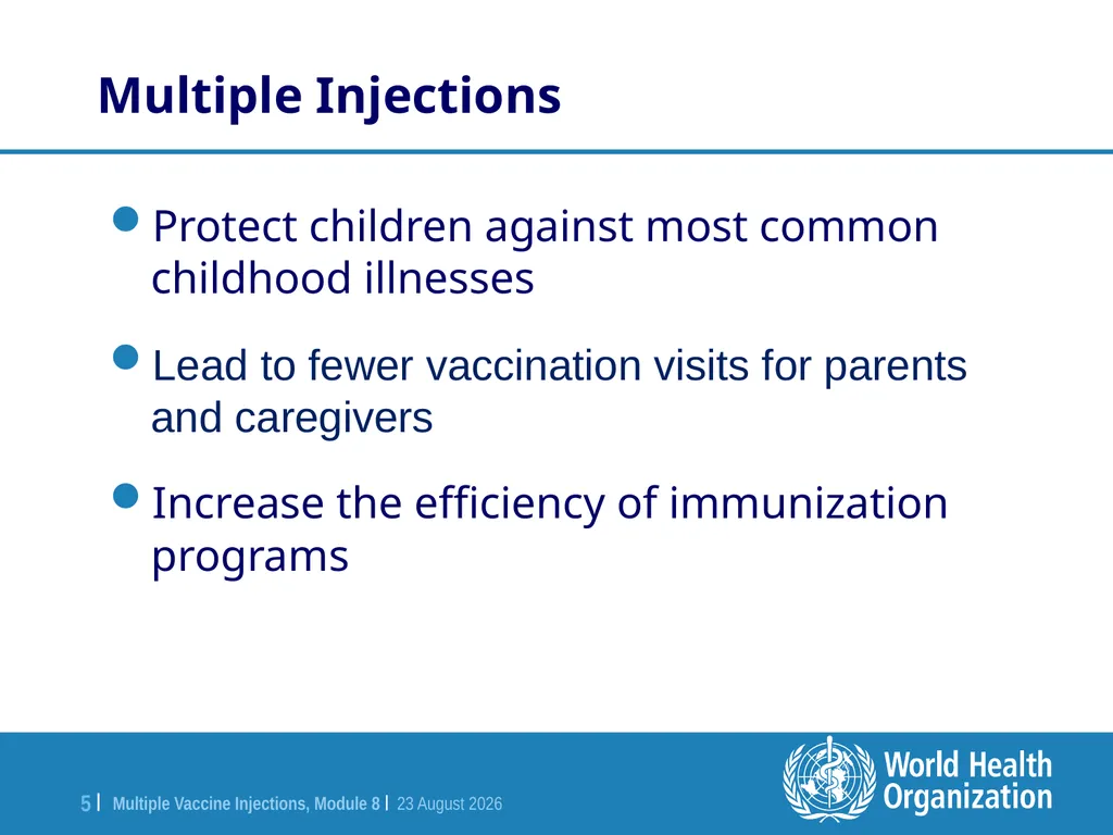 Module 8 Safety and acceptability of multiple - slide 5 of 20