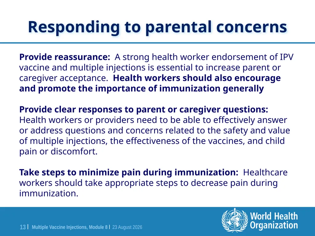 Module 8 Safety and acceptability of multiple - slide 13 of 20