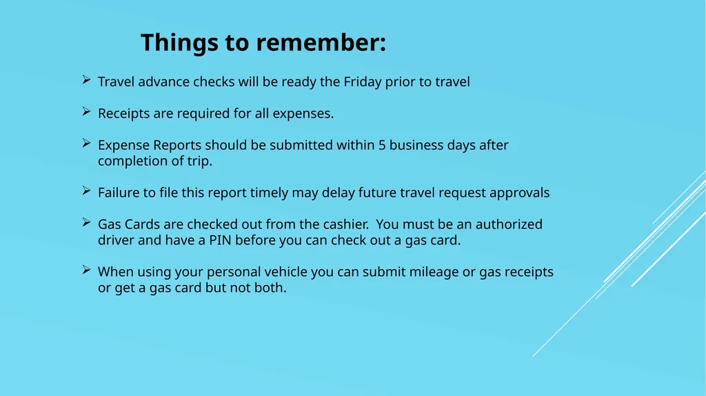 Travel & Training Expenses TTR - RP/PO Purchases - slide 7 of 7