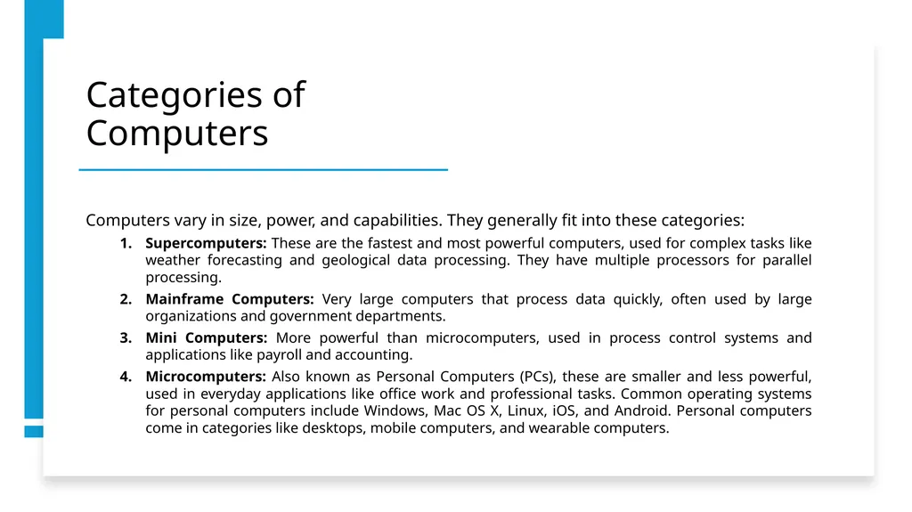 Computer Fundamentals مرحلة اولى Introduction to - slide 14 of 24