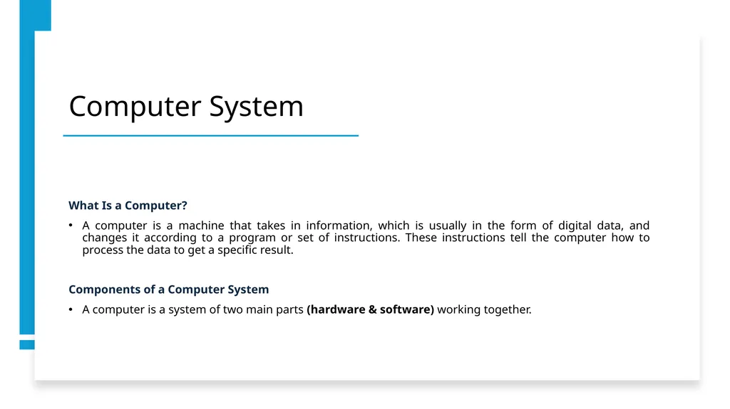 Computer Fundamentals مرحلة اولى Introduction to - slide 11 of 24