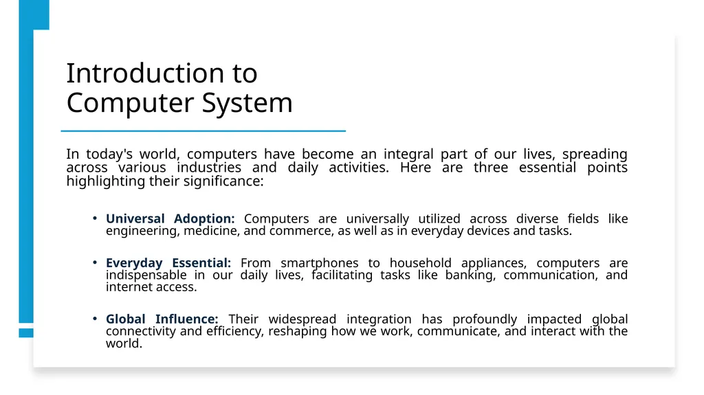 Computer Fundamentals مرحلة اولى Introduction to - slide 2 of 24