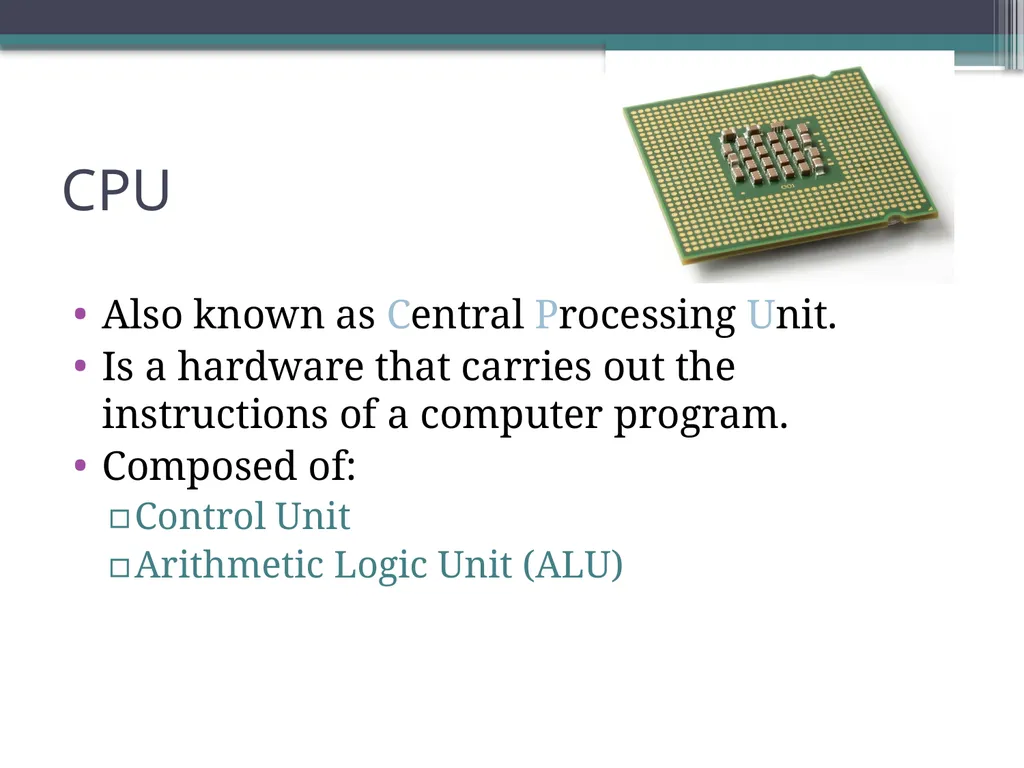 General Computer Knowledge COE 201- Computer - slide 8 of 18