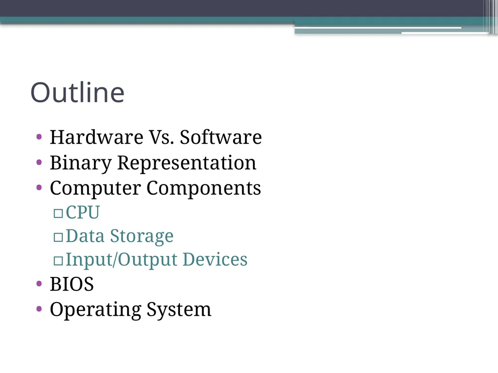 General Computer Knowledge COE 201- Computer - slide 2 of 18
