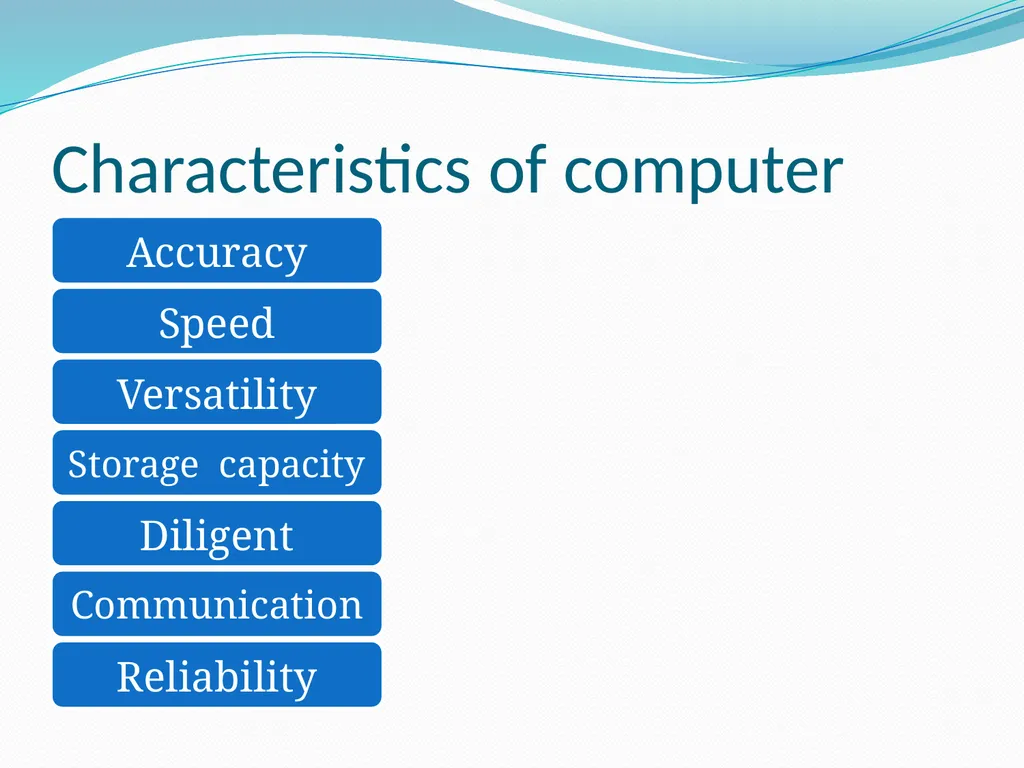Use of Computers in Education Computer A computer - slide 3 of 14