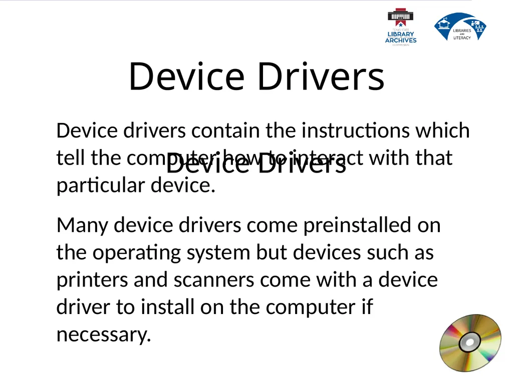 1.2 Computer Basics Learning Goals Describe why - slide 22 of 36