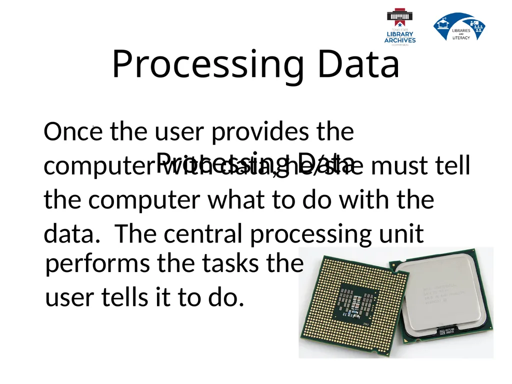 1.2 Computer Basics Learning Goals Describe why - slide 7 of 36