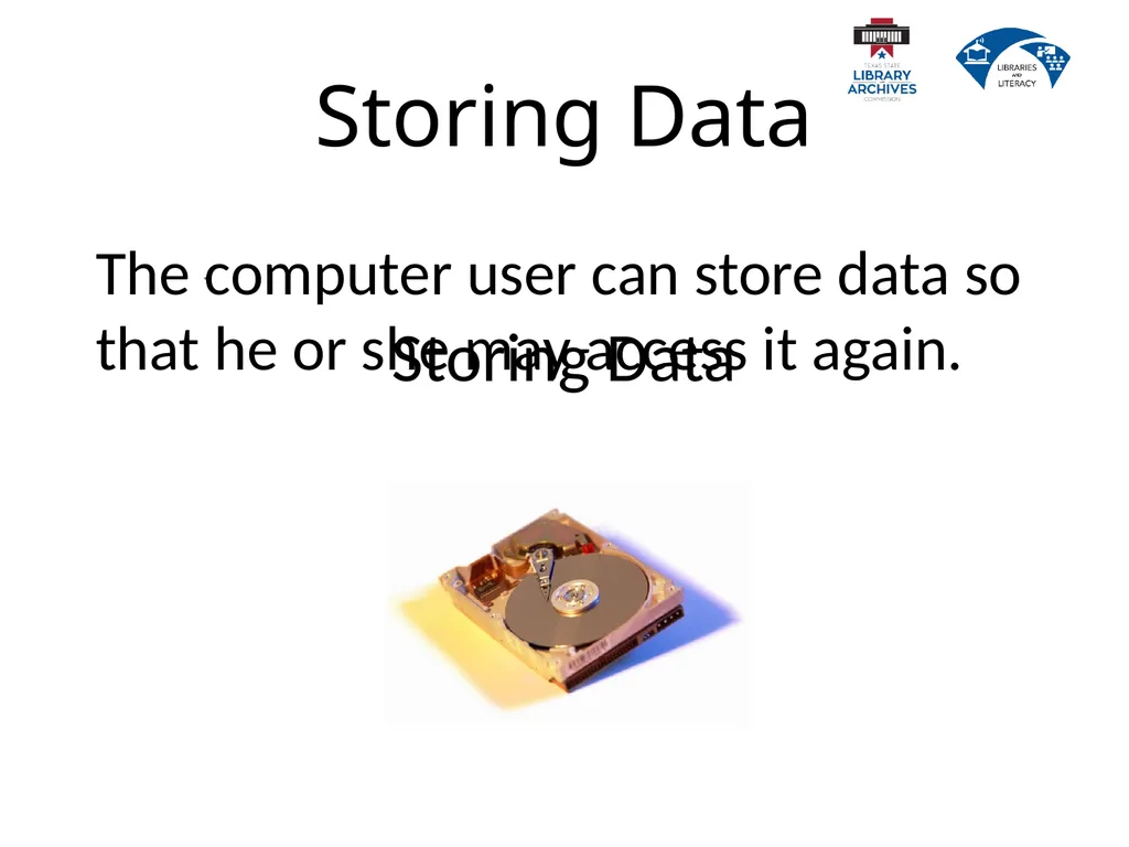 1.2 Computer Basics Learning Goals Describe why - slide 11 of 36