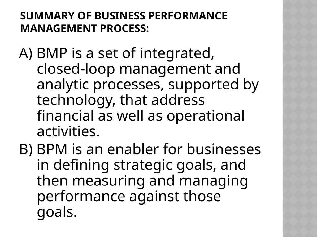 Unit-3 Business Performance Measurement (BPM) By: - slide 22 of 57