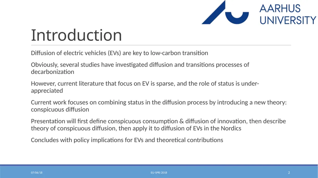 Conspicuous Diffusion: Theorizing How Status - slide 2 of 23