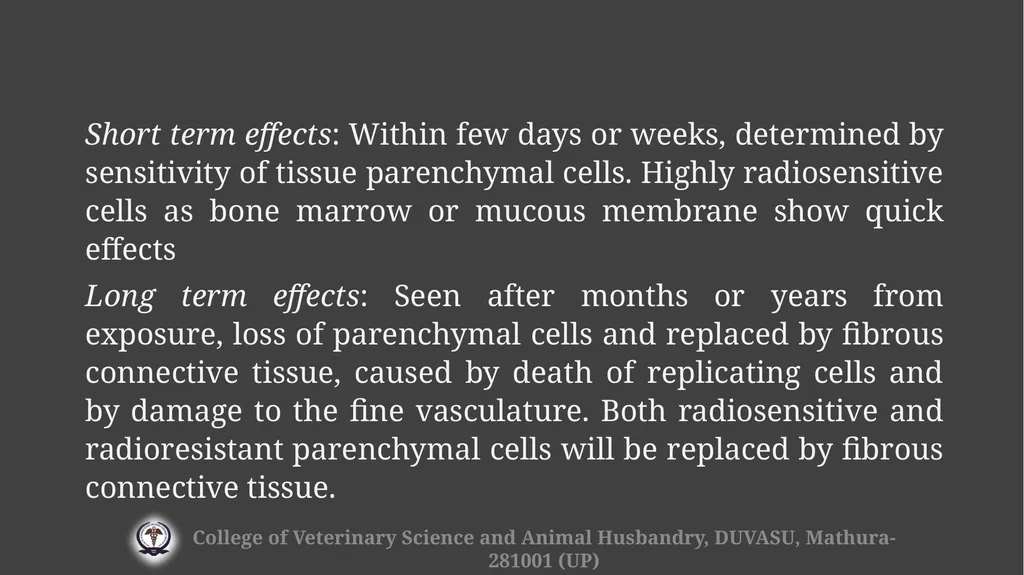 Radiation hazards & safety Gulshan Kumar MVSc, PhD - slide 18 of 29
