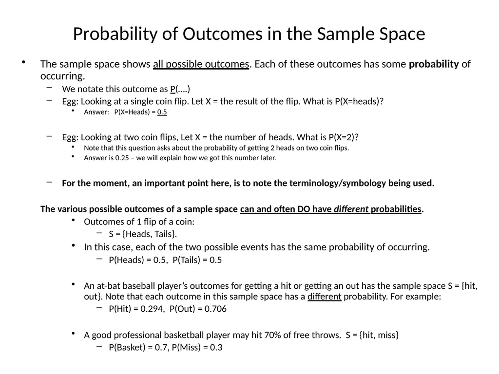 Introduction to Probability Learning Objectives By - slide 9 of 18