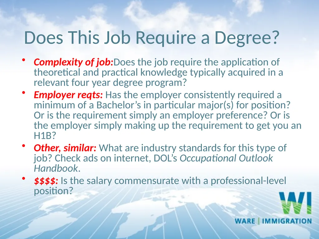 Post Graduation Employment Options for Students - slide 28 of 55