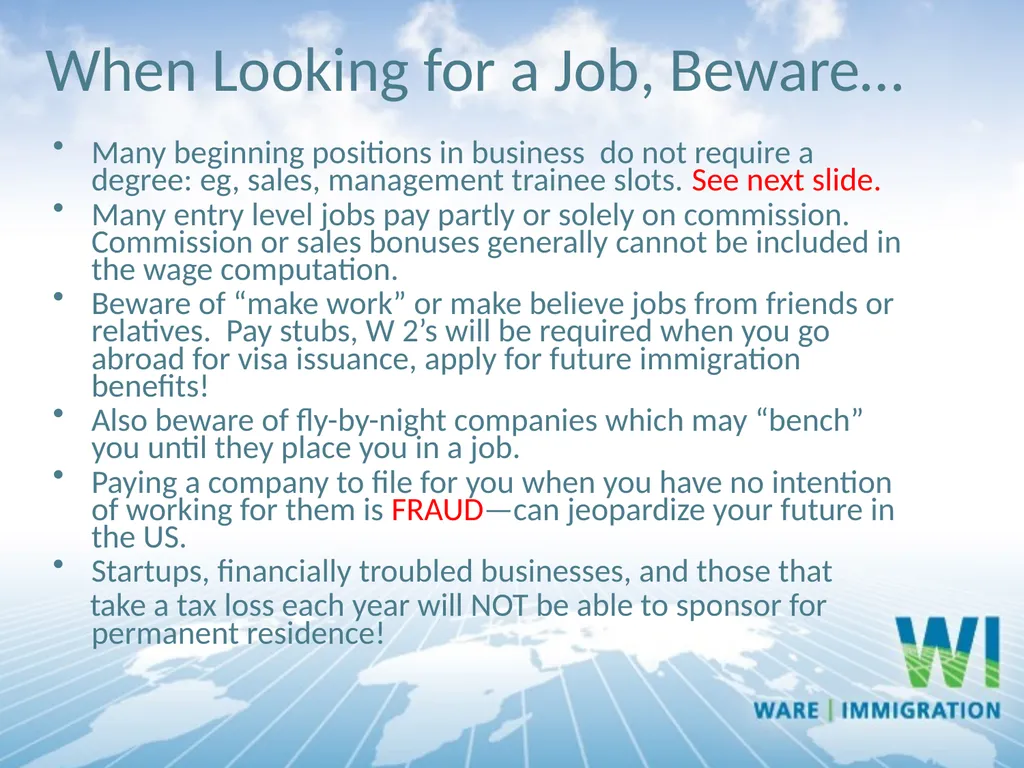 Post Graduation Employment Options for Students - slide 27 of 55