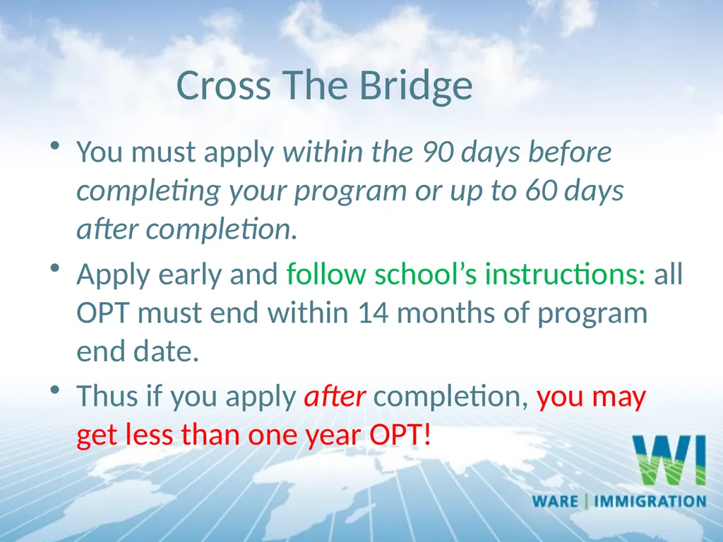 Post Graduation Employment Options for Students - slide 7 of 55