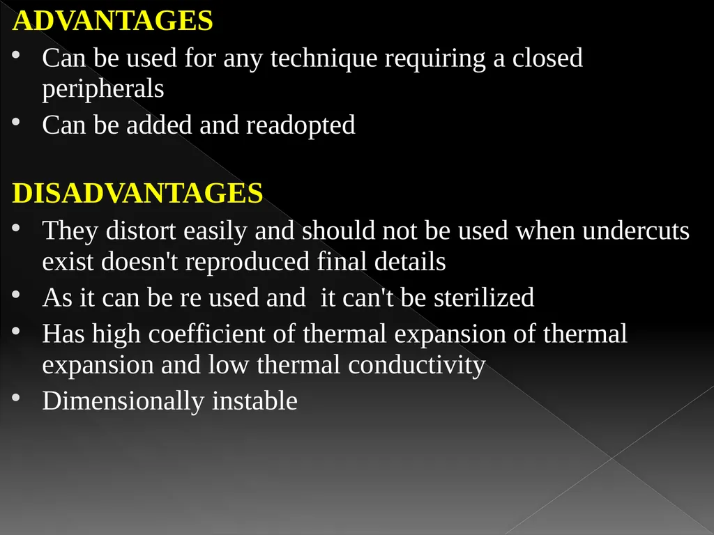 Impression Compound SIBAR INSTITUTE OF DENTAL - slide 13 of 17