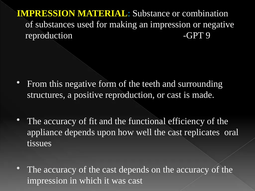 Impression Compound SIBAR INSTITUTE OF DENTAL - slide 3 of 17