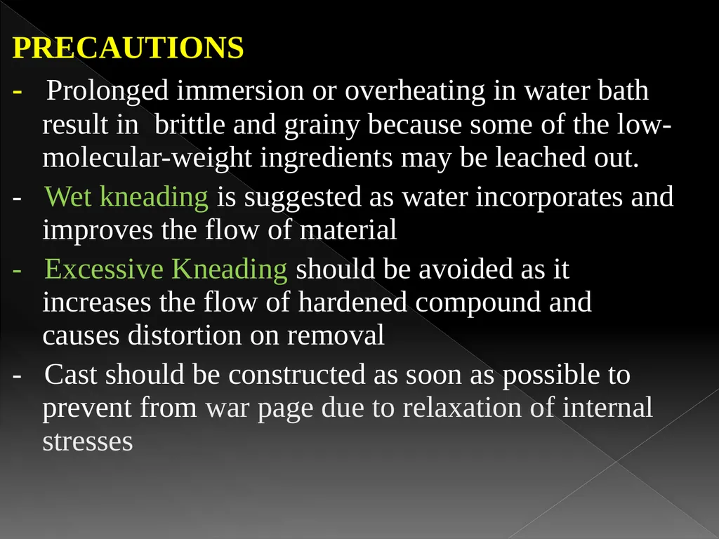 Impression Compound SIBAR INSTITUTE OF DENTAL - slide 11 of 17