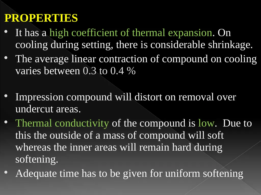 Impression Compound SIBAR INSTITUTE OF DENTAL - slide 7 of 17