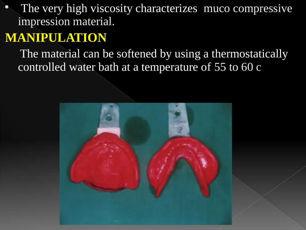 Impression Compound SIBAR INSTITUTE OF DENTAL - slide 10 of 17