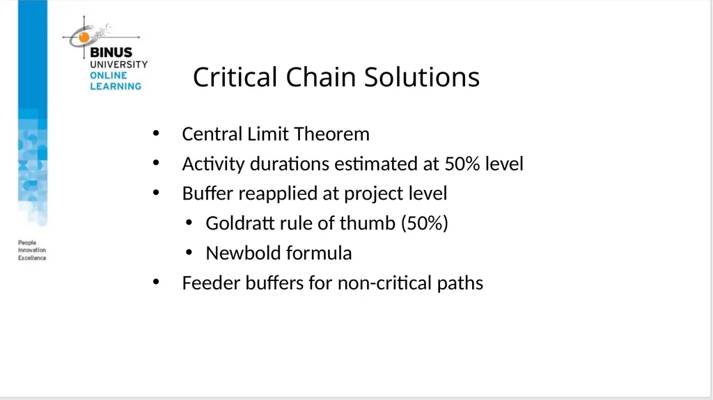 Project Management Advanced Topics In Planning And - slide 22 of 33