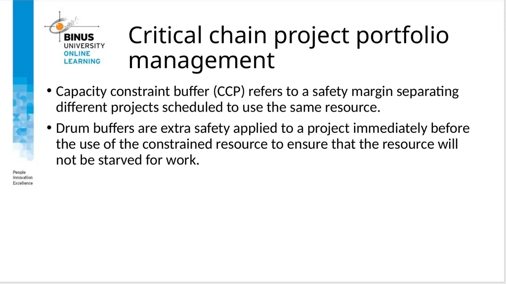 Project Management Advanced Topics In Planning And - slide 29 of 33