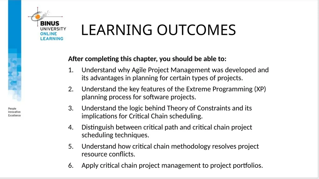 Project Management Advanced Topics In Planning And - slide 2 of 33