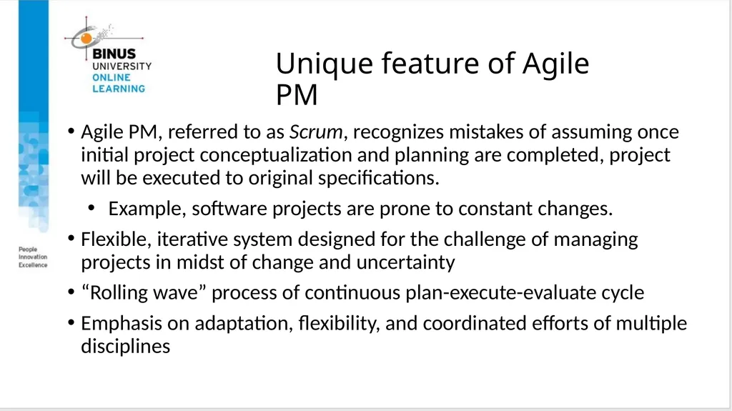 Project Management Advanced Topics In Planning And - slide 8 of 33