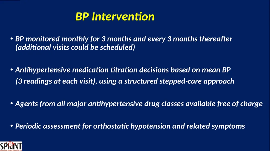 Systolic Blood Pressure Intervention Trial - slide 14 of 31