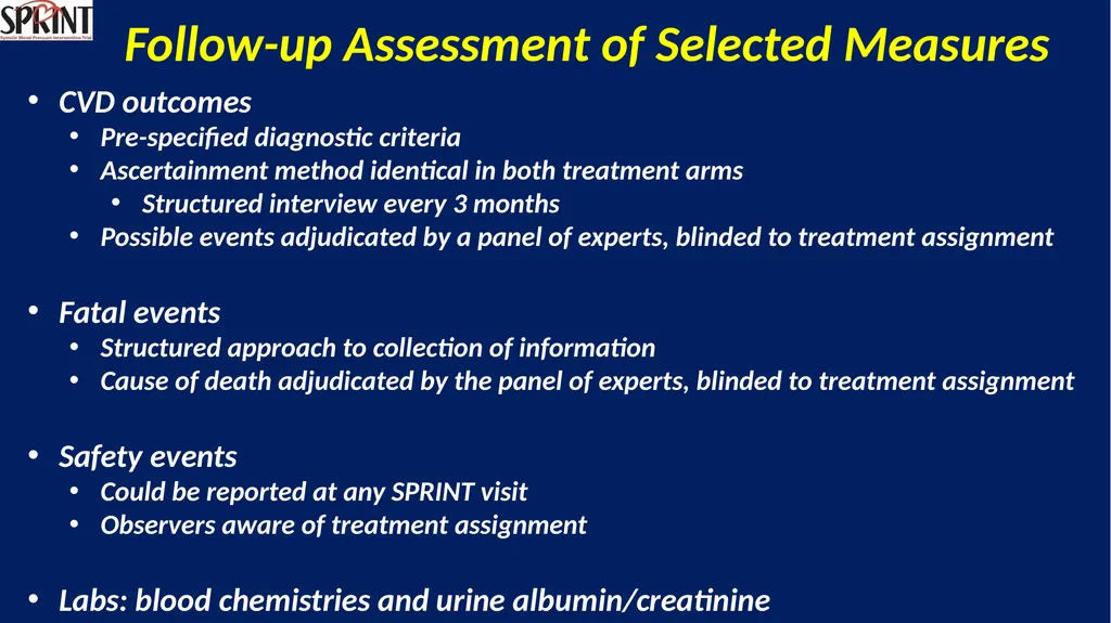 Systolic Blood Pressure Intervention Trial - slide 13 of 31