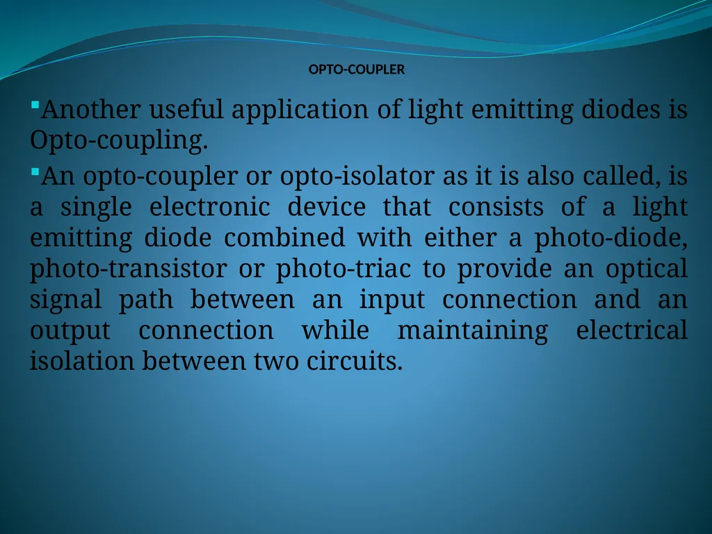 LIGHT EMMITING DIODE(LED) INTRODUCTION The “Light - slide 23 of 26