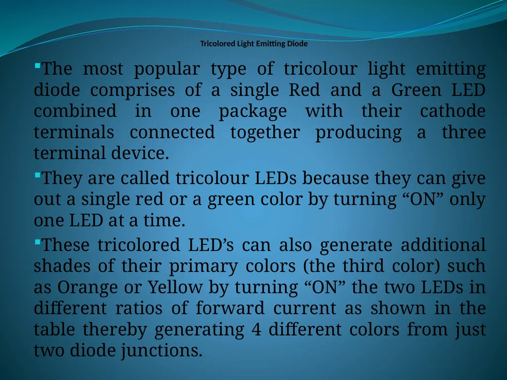 LIGHT EMMITING DIODE(LED) INTRODUCTION The “Light - slide 17 of 26