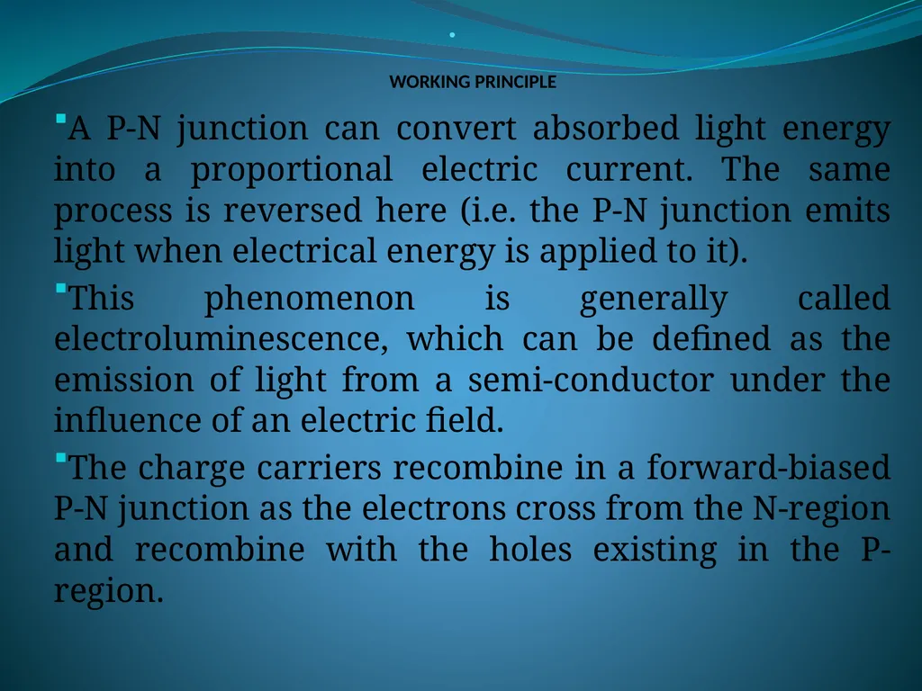 LIGHT EMMITING DIODE(LED) INTRODUCTION The “Light - slide 11 of 26