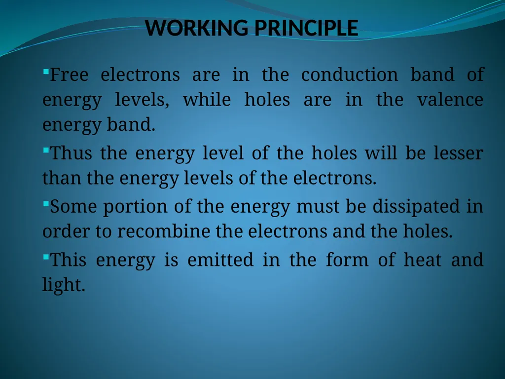 LIGHT EMMITING DIODE(LED) INTRODUCTION The “Light - slide 12 of 26