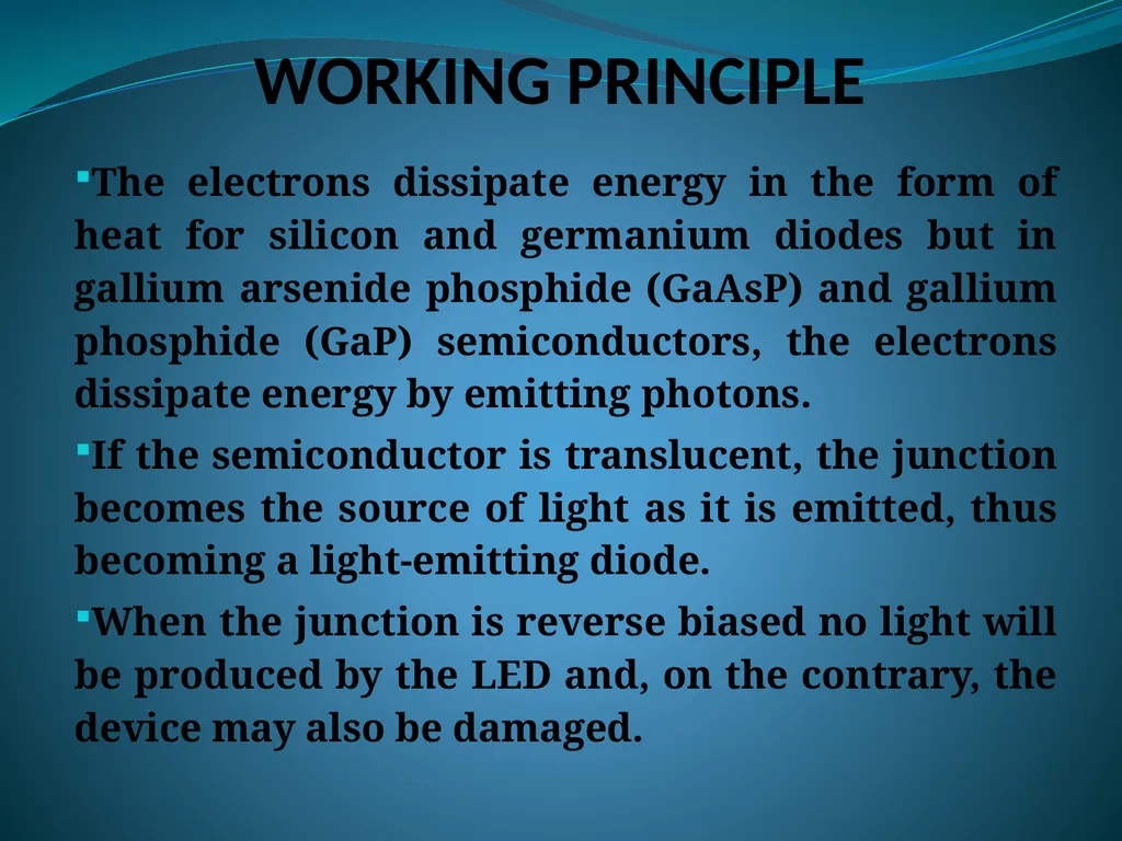 LIGHT EMMITING DIODE(LED) INTRODUCTION The “Light - slide 13 of 26