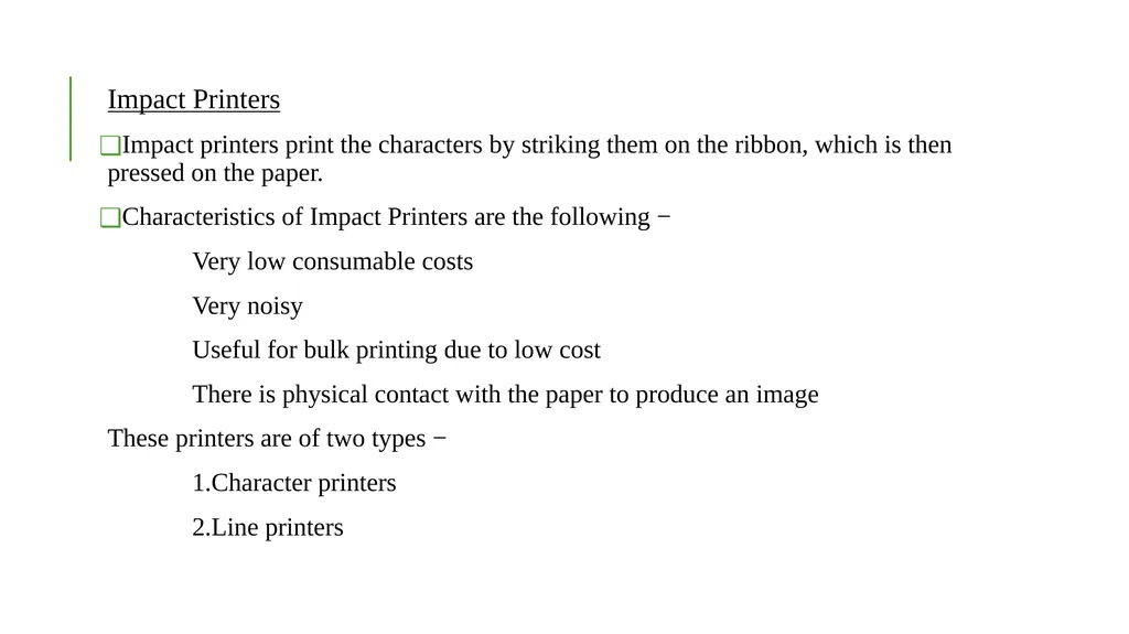 COMPUTER INPUT DEVICES Following are some of the - slide 38 of 49