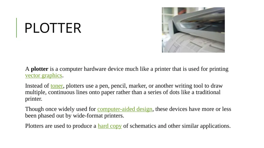 COMPUTER INPUT DEVICES Following are some of the - slide 47 of 49