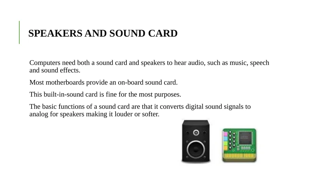 COMPUTER INPUT DEVICES Following are some of the - slide 49 of 49