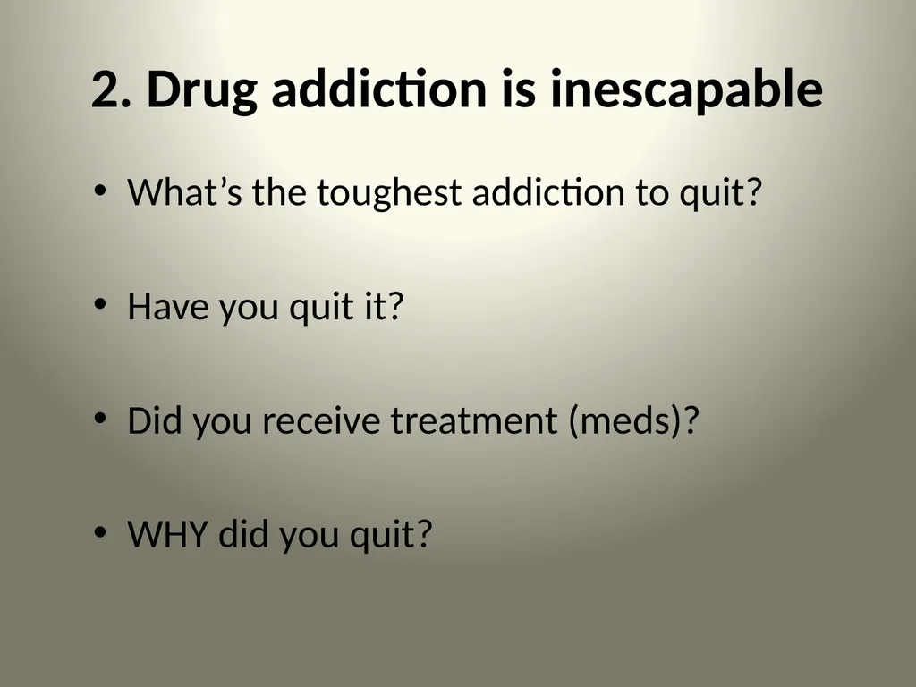 Seven Addiction Myths You’re Sold Stanton Peele, - slide 4 of 23