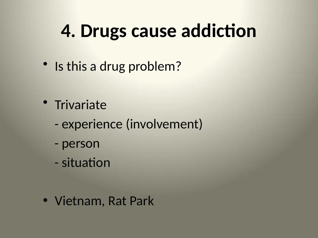 Seven Addiction Myths You’re Sold Stanton Peele, - slide 9 of 23