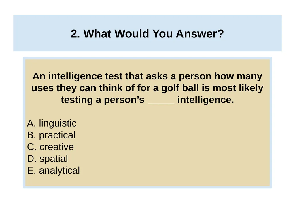 Unit 11 Testing and Individual Differences Module - slide 20 of 35