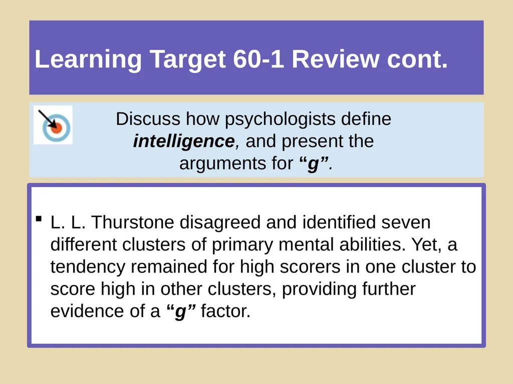 Unit 11 Testing and Individual Differences Module - slide 32 of 35