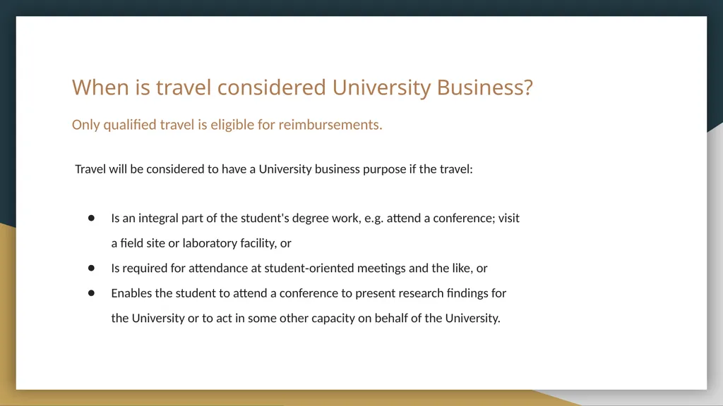 Student Travel Before you travel you must be - slide 2 of 8