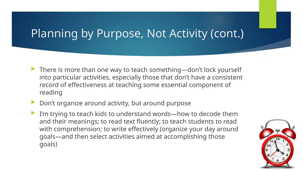 How to Plan Effective Literacy Instruction Timothy - slide 8 of 19
