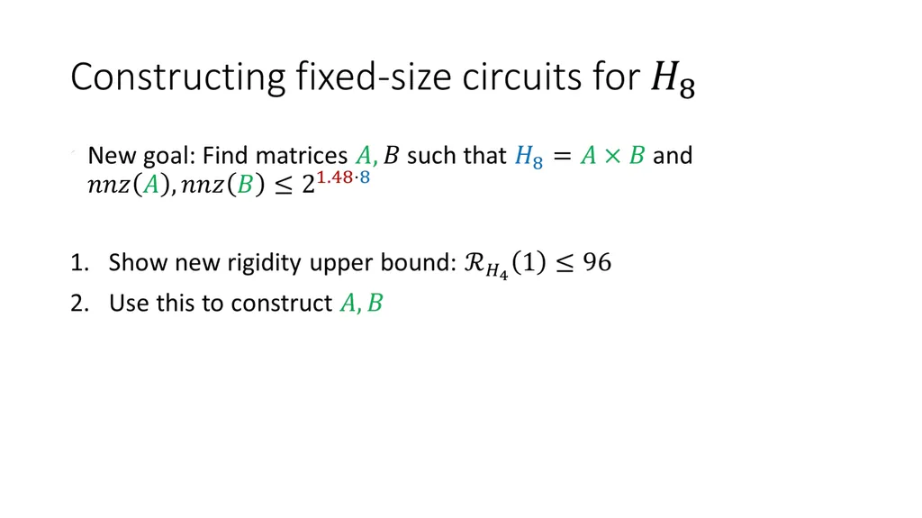 Kronecker Products, Low-Depth Circuits, and Matrix - slide 12 of 18