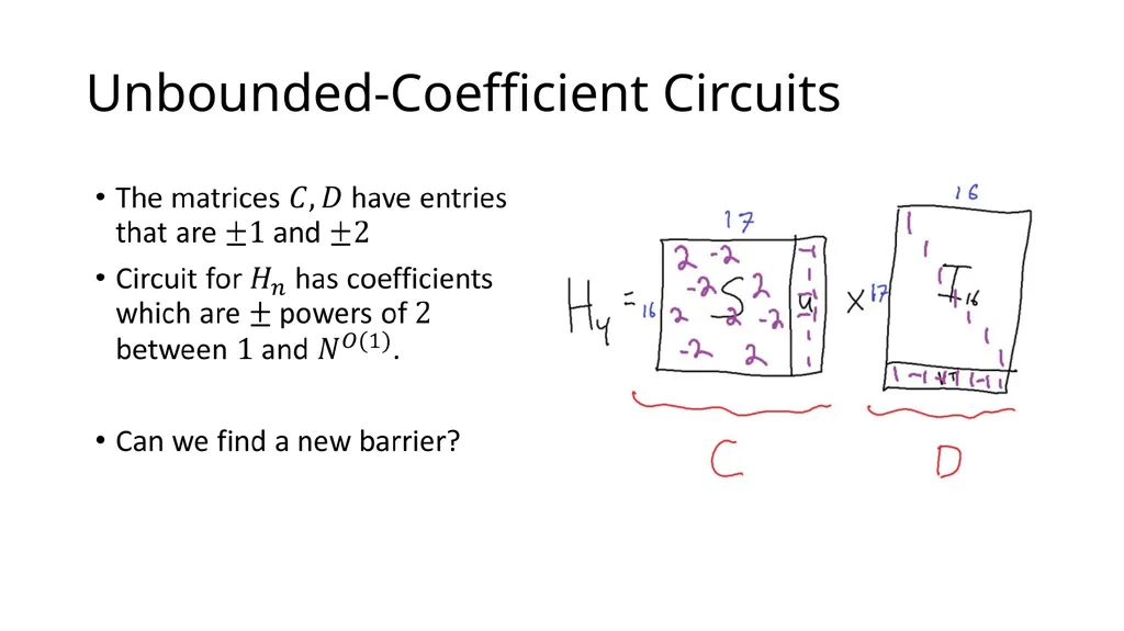 Kronecker Products, Low-Depth Circuits, and Matrix - slide 16 of 18