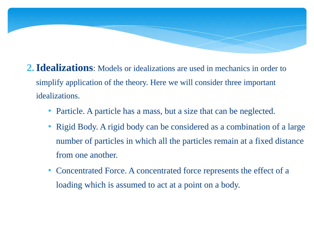 ENGINEERING MECHANICS STATICS Lecture 1 Basic - slide 3 of 7