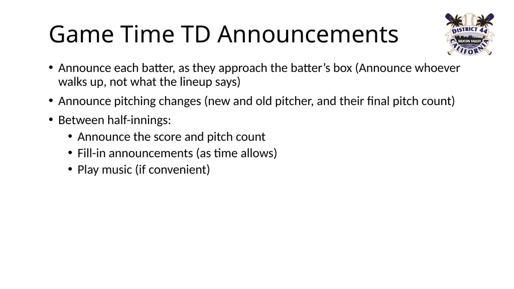 Little League CA District 44 TOC & All-Star - slide 15 of 26